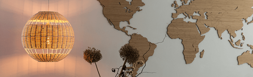 Lampes bambou
